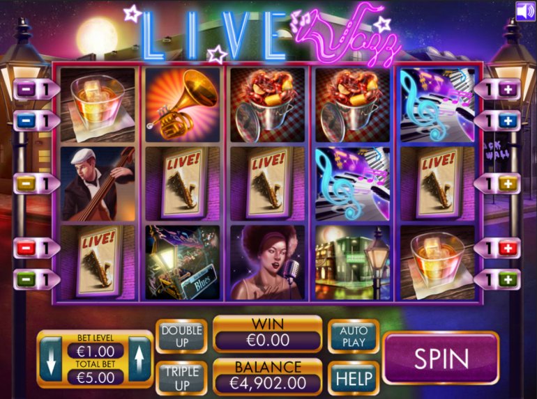 Live Jazz slot Genesis